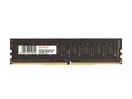 Модуль памяти Qumo DDR4 DIMM 2133MHz PC4-17000 CL15 - 8Gb QUM4U-8G2933P21