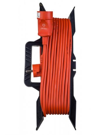 Удлинитель на рамке без заземления Perfeo RuPower 1 Sockets 10m Orange PF_C3281