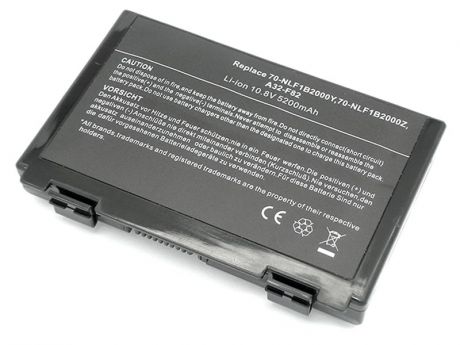 Аккумулятор Vbparts для ASUS K40 F82 11.1V 5200mAh Black 009162