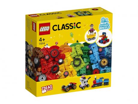 Конструктор Lego Classic Кубики и колёса 653 дет. 11014