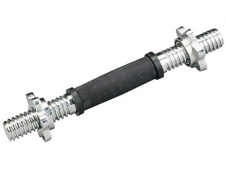 Гриф гантельный Atemi 26x350mm замок-гайка, обрезиненная ручка ARB35R