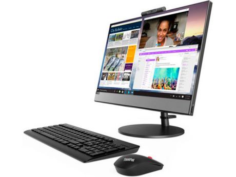 Моноблок Lenovo V530-22ICB Black 10US00J5RU (Intel Core i5-9400T 1.8 GHz/8192Mb/256Gb SSD/DVD-RW/Intel HD Graphics/Wi-Fi/Bluetooth/Cam/21.5/1920x1080/Windows 10 Pro 64-bit)