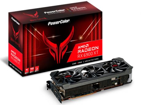 Видеокарта PowerColor AMD Radeon RX 6900XT 2015Mhz PCI-E 16384Mb 16000Mhz 256 bit 3xDP HDMI AXRX 6900XT 16GBD6-3DHE/OC