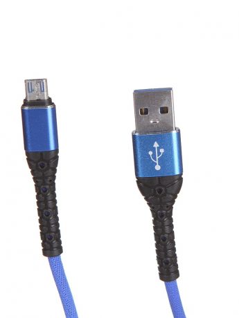 Аксессуар mObility USB - MicroUSB 3A Blue УТ000024534