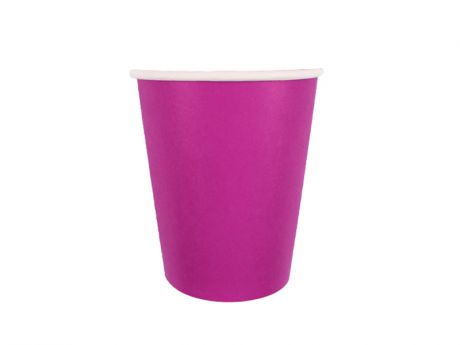Набор бумажных стаканов Пати Бум 250ml 6шт Hot Pink 6056674