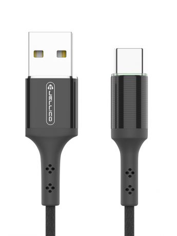 Аксессуар Jellico KDS-70 USB - USB Type-C LED 1.2m Black