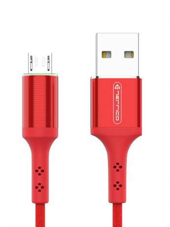 Аксессуар Jellico KDS-70 USB - MicroUSB LED 1.2m Red
