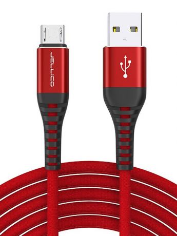 Аксессуар Jellico KDS-25 USB - MicroUSB 1.2m Red