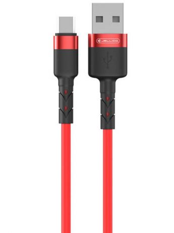 Аксессуар Jellico KDS-100 USB - Type-C 1m Silicone Red