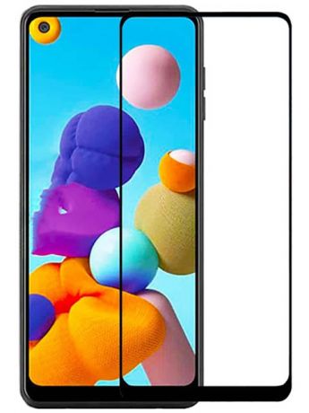 Защитное стекло Mietubl для Samsung Galaxy A21S Super D Full Glue Black M-839109