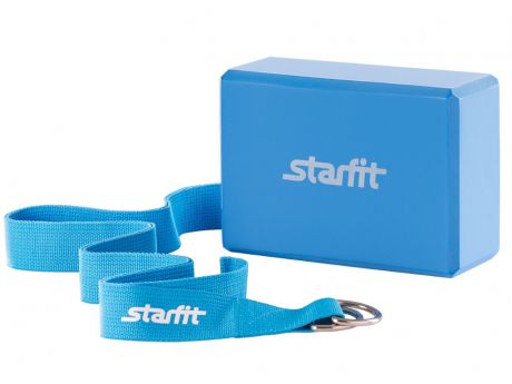 Комплект для йоги Starfit FA-104 Blue УТ-00008966