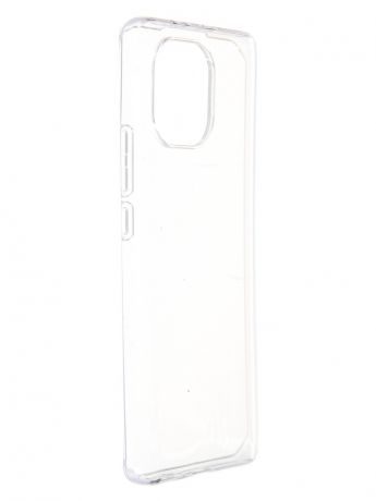 Чехол Brosco для Xiaomi Mi 11 Silicone Transparent XM-MI11-TPU-TRANSPARENT