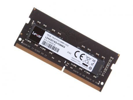 Модуль памяти Lexar DDR4 SO-DIMM 2666MHz PC4-21300 CL19 - 16Gb LD4AS016G-R2666G