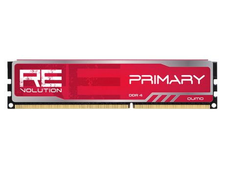 Модуль памяти Qumo reVolution Primary Red DDR4 DIMM 2666Mhz PC-21300 CL16 - 8Gb Q4Rev-8G2666P16PrimR