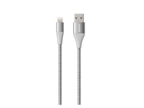 Аксессуар Anker PowerLine+ II Lightning Cable 0.9m Silver A8452H41