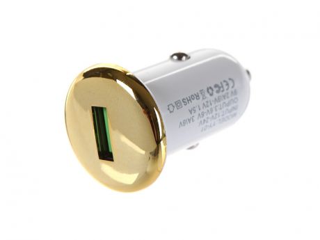 Зарядное устройство Media Gadget CPS-130UC USB Quick Charge 3.0 Gold MGCPS130UCGD