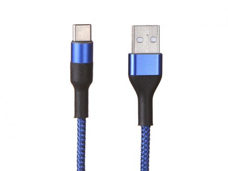 Аксессуар Media Gadget USB - Type-C 2A 1.0m Blue MGC023NBL