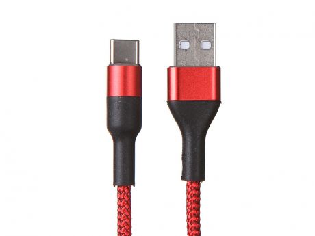 Аксессуар Media Gadget USB - Type-C 2A 1.0m Red MGC026NRD