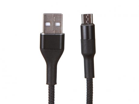 Аксессуар Media Gadget USB - MicroUSB 2A 1.0m Black MGC020NBK