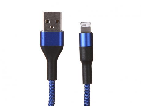 Аксессуар Media Gadget USB - Lightning 2A 1.0m Blue MGC024NBL