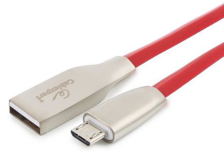 Аксессуар Gembird Cablexpert Gold USB 2.0 AM/microB 3m Red CC-G-mUSB01R-3M