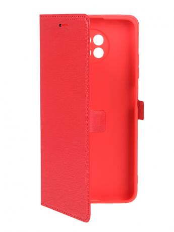 Чехол Krutoff для Xiaomi Redmi Note 9T Eco Book Red 12816