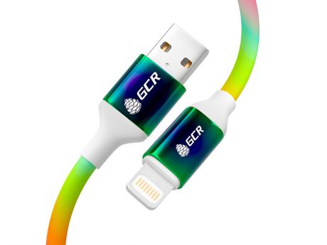 Аксессуар GCR USB 2.0 AM/Lightning 1.2m Gradient GCR-53107