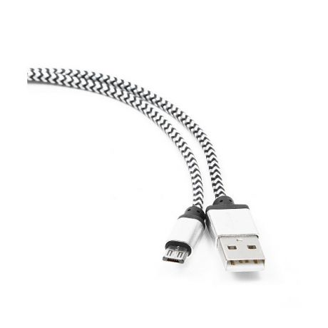 Аксессуар Gembird Cablexpert USB AM/microBM 5P 1m Silver CC-mUSB2sr1m