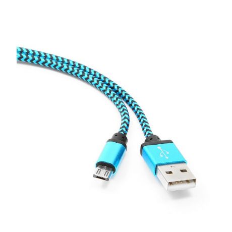 Аксессуар Gembird Cablexpert USB AM/microBM 5P 1m Blue CC-mUSB2bl1m
