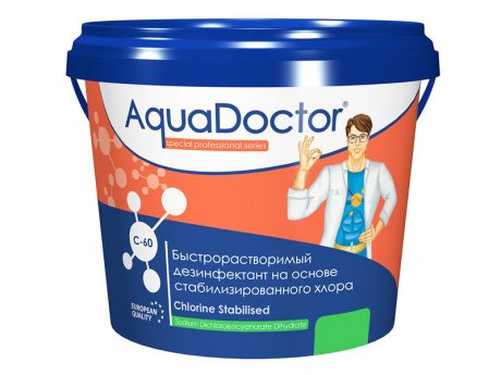 Быстрорастворимый хлор AquaDoctor 50kg AQ1551