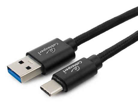 Аксессуар Gembird Cablexpert Platinum USB 3.0 AM/Type-C 1.8m Black CC-P-USBC03Bk-1.8M