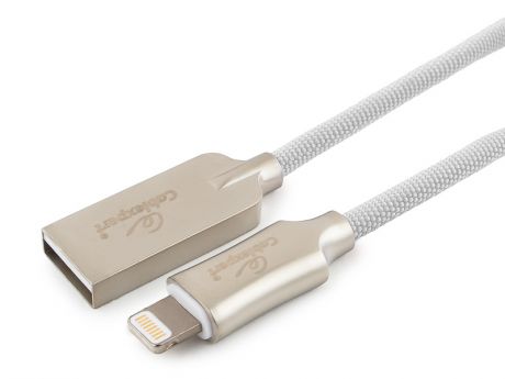 Аксессуар Gembird Cablexpert Platinum USB AM/Lightning 1m White CC-P-APUSB02W-1M