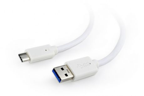 Аксессуар Gembird Cablexpert USB 3.0 AM - Type-C 1.8m White CCP-USB3-AMCM-6-W