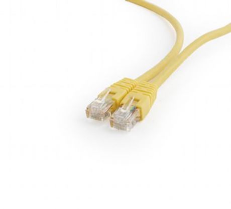 Сетевой кабель Gembird Cablexpert UTP cat.6 1m Yellow PP6U-1M/Y