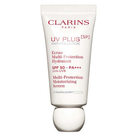 Clarins UV PLUS [5P] Anti-Pollution SPF50 Translucent Увлажняющий защитный флюид-экран для лица