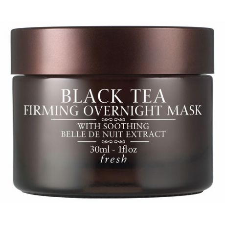 Fresh BLACK TEA OVERNIGHT MASK Ночная омолаживающая маска для лица с черным чаем в дорожном формате