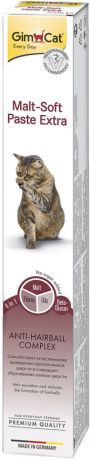 Кормовая добавка для кошек GimCat Мальт-Софт Экстра Паста 100г