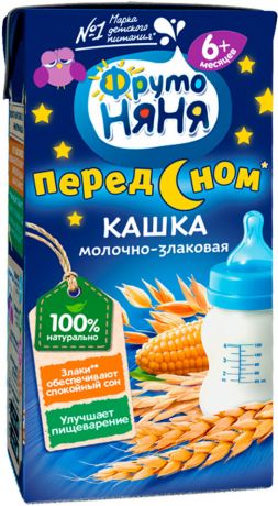 Каша ФрутоНяня Молочно-злаковая 200мл (упаковка 3 шт.)
