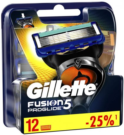 Кассеты для бритья Gillette Fusion Proglide 12шт