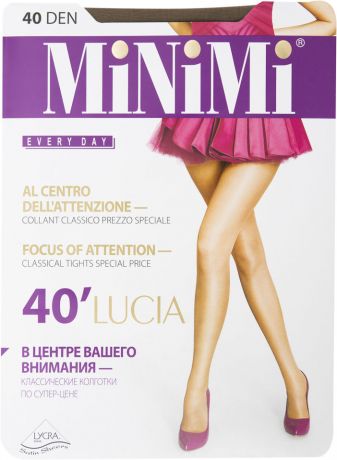 Колготки MiNiMi Lucia 40 Daino Бежевые Размер 2