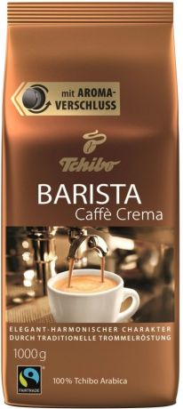 Кофе Tchibo Barista Café Crema в зернах 1000г
