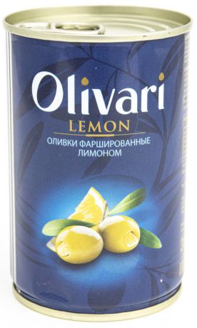 Оливки OLIVARI фаршированные лимоном 314мл (упаковка 3 шт.)