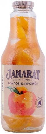 Компот Janarat из персиков 1л (упаковка 3 шт.)