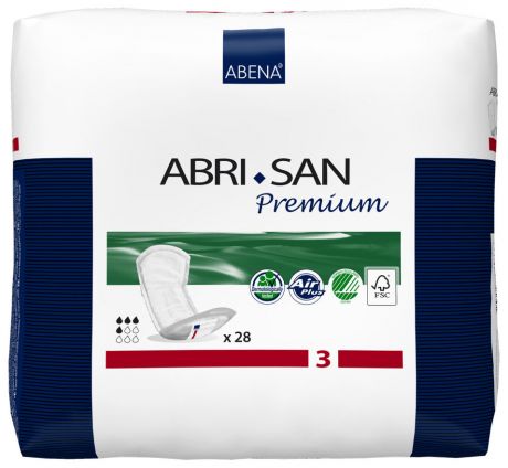 Прокладки Abena Abri-San Premium 3 урологические 28шт