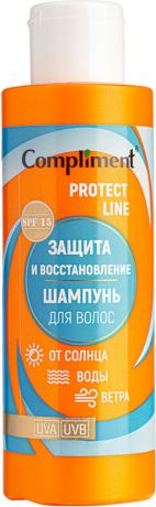 Шампунь для волос Compliment Protect Line Защита и восстановление от солнца воды ветра 150мл