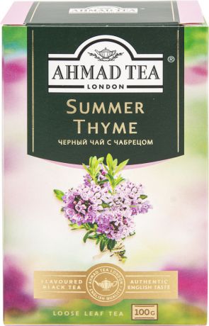 Чай черный Ahmad Tea Summer Thyme 100г (упаковка 3 шт.)