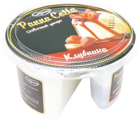 Десерт сливочный Мирата Panna Cotta Клубника 10% 140г