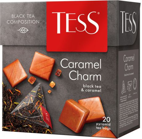 Чай черный Tess Caramel Charm 20 пак