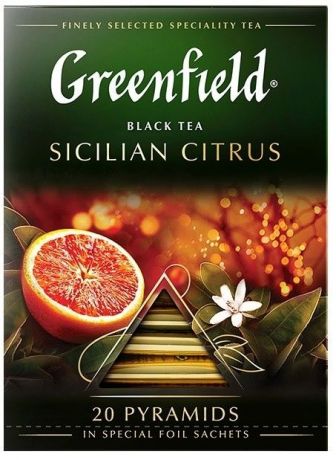 Чай черный Greenfield Sicilian Citrus 20 пак
