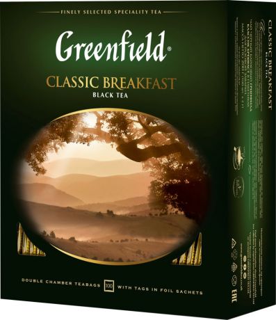Чай черный Greenfield Classic Breakfast 100 пак